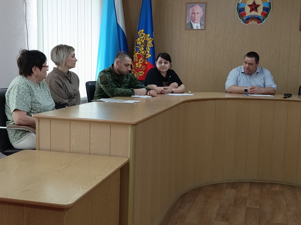 Встреча с семьями военнослужащих.