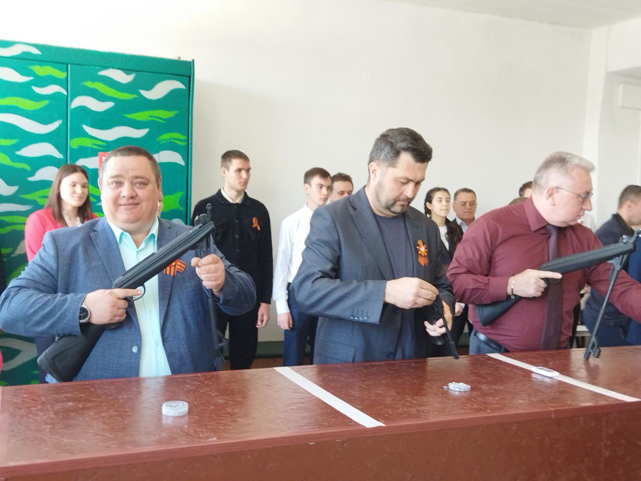 Состоялось торжественное открытие тира.